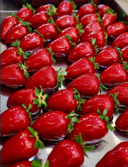 Morangos do amor perfeitos